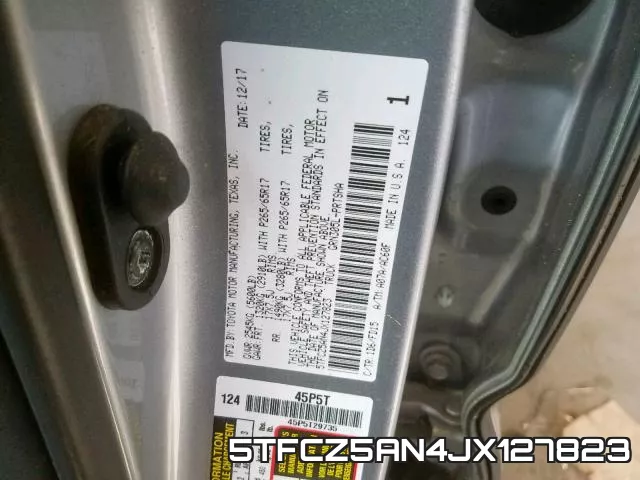 5TFCZ5AN4JX127823 фото 2