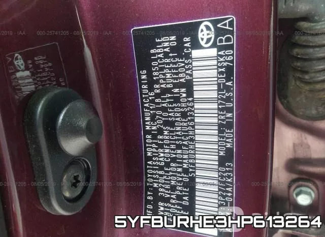5YFBURHE3HP613264 фото 10
