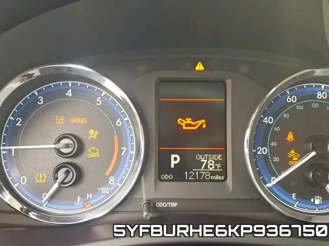 5YFBURHE6KP936750 фото 8