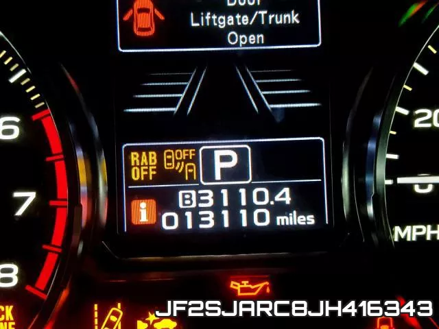 JF2SJARC8JH416343 фото 9
