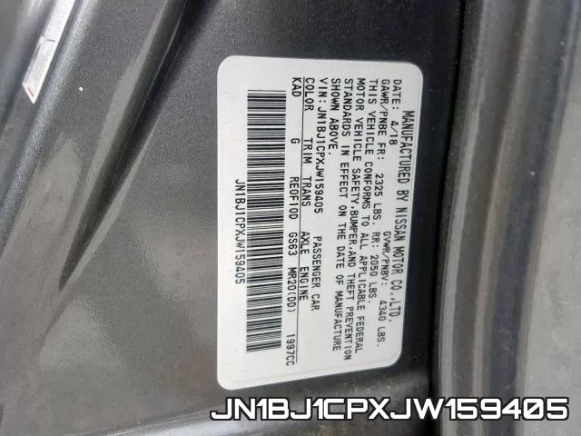 JN1BJ1CPXJW159405 фото 2