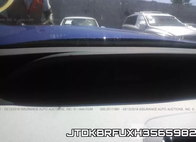 JTDKBRFUXH3565982 фото 8