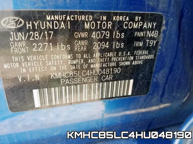 KMHC85LC4HU048190 фото 2