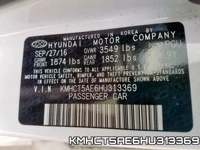 KMHCT5AE6HU313369 фото 2