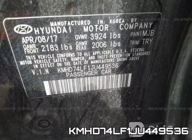 KMHD74LF1JU449536 фото 9