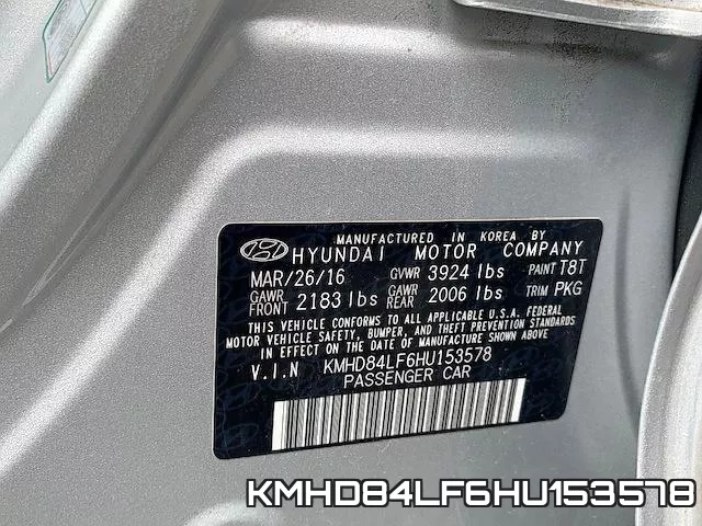 KMHD84LF6HU153578 фото 2