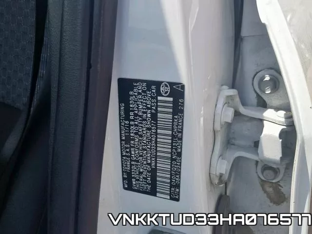 VNKKTUD33HA076577 фото 2