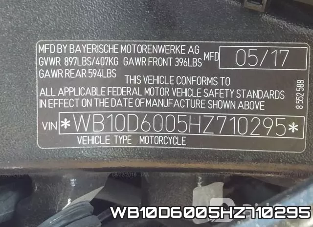 WB10D6005HZ710295 фото 2