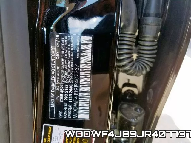 WDDWF4JB9JR407737 фото 2
