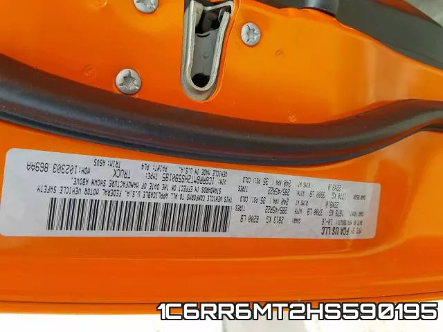 1C6RR6MT2HS590195 фото 2