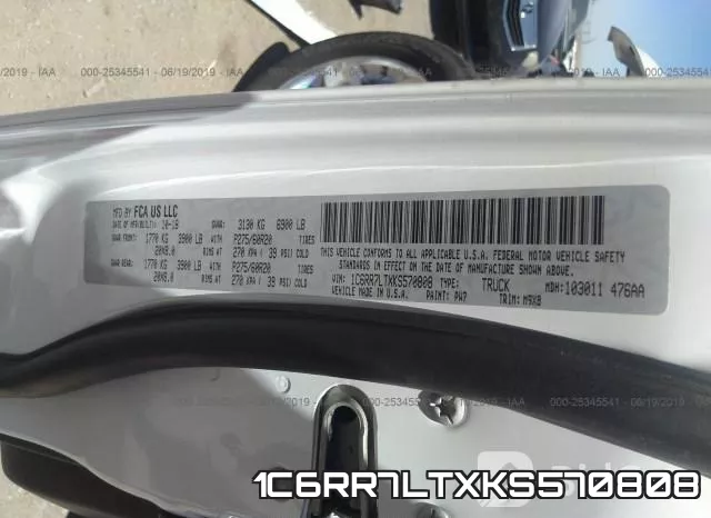 1C6RR7LTXKS570808 фото 10