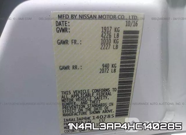 1N4AL3AP4HC140285 фото 10