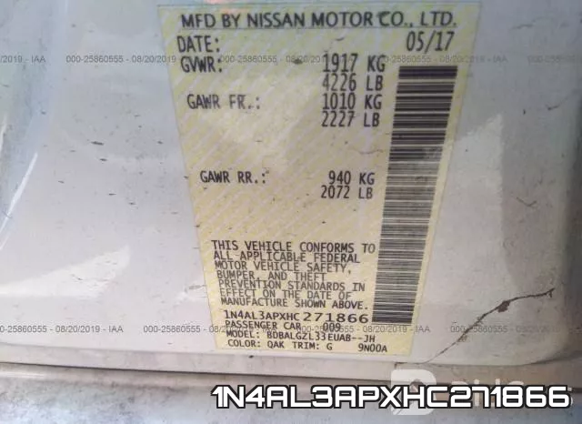 1N4AL3APXHC271866 фото 10