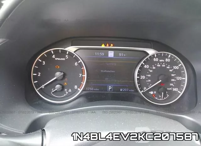 1N4BL4EV2KC207587 фото 8