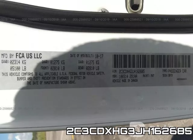2C3CDXHG3JH162685 фото 10