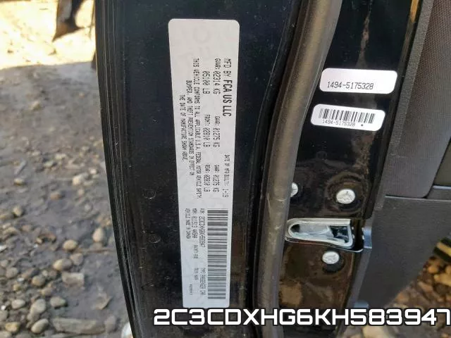 2C3CDXHG6KH583947 фото 2