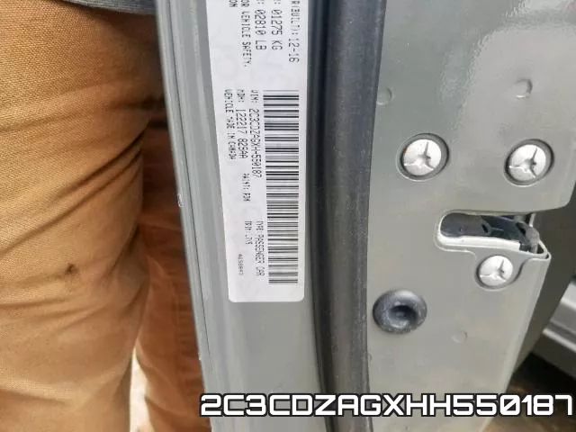 2C3CDZAGXHH550187 фото 2