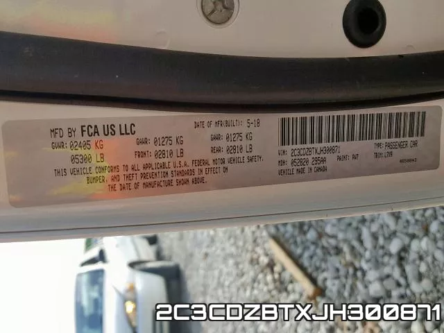 2C3CDZBTXJH300871 фото 2