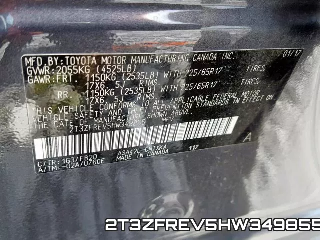 2T3ZFREV5HW349855 фото 2