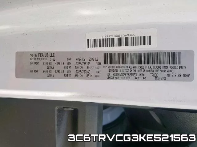 3C6TRVCG3KE521563 фото 2