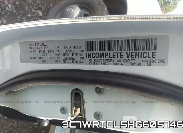 3C7WRTCL5HG605746 фото 10