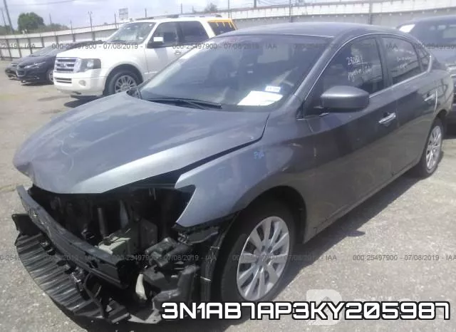 3N1AB7AP3KY205987 фото 3