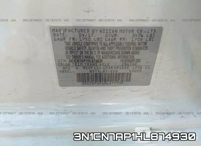 3N1CN7AP1HL874930 фото 10