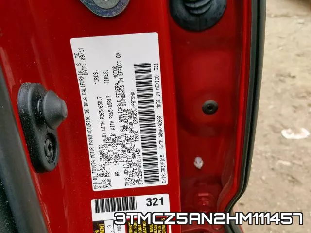 3TMCZ5AN2HM111457 фото 2