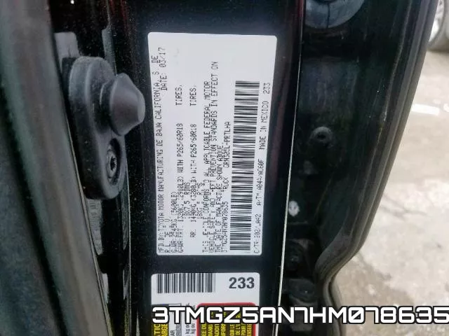 3TMGZ5AN7HM078635 фото 2