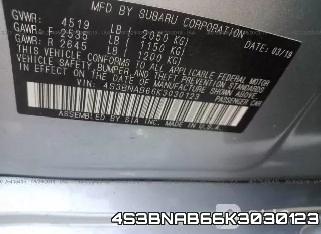 4S3BNAB66K3030123 фото 10