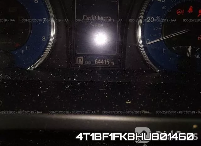 4T1BF1FK8HU801460 фото 8