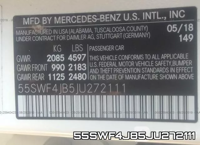 55SWF4J85JU272111 фото 10
