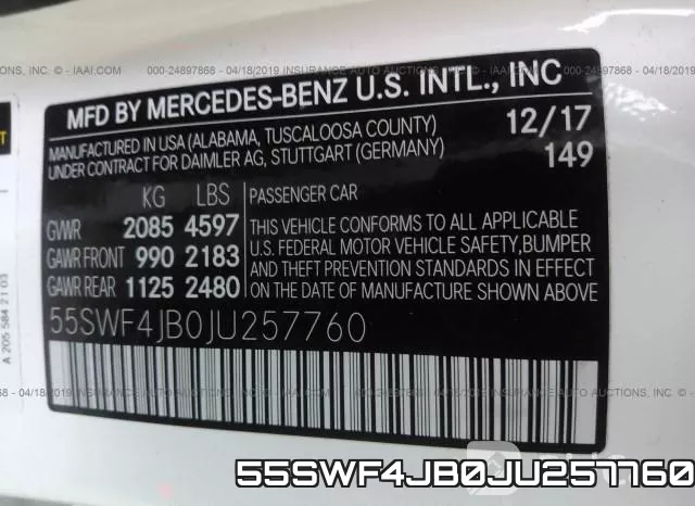 55SWF4JB0JU257760 фото 10