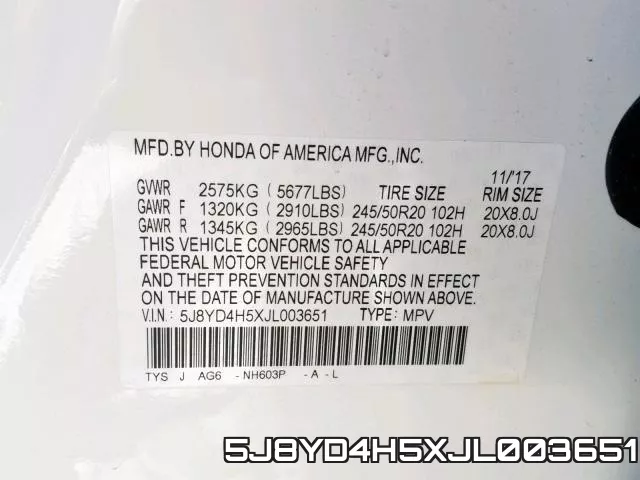 5J8YD4H5XJL003651 фото 2