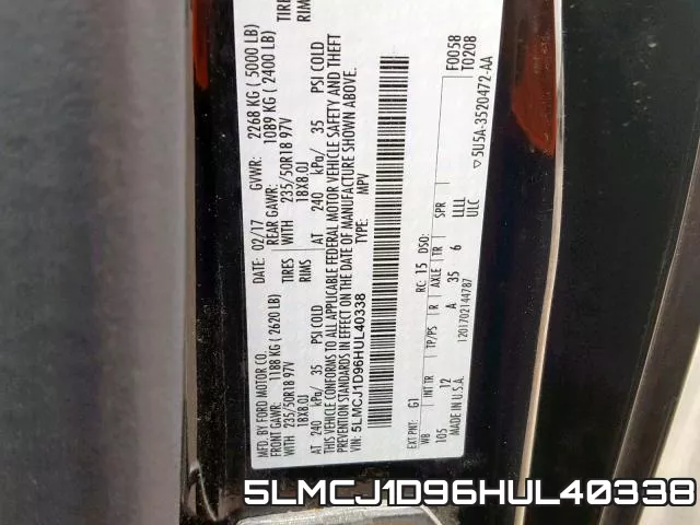 5LMCJ1D96HUL40338 фото 2