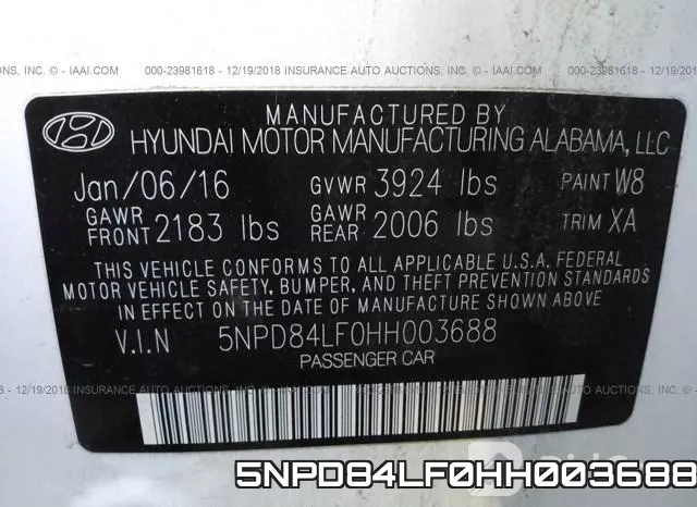 5NPD84LF0HH003688 фото 10
