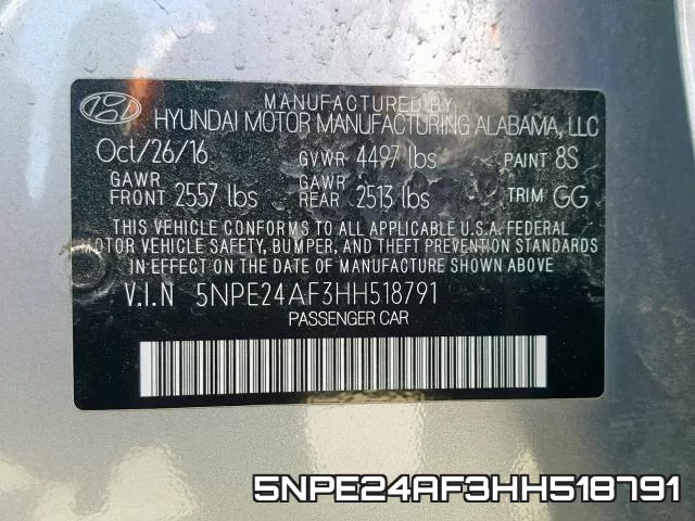 5NPE24AF3HH518791 фото 2