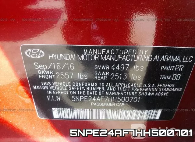 5NPE24AF7HH500701 фото 10
