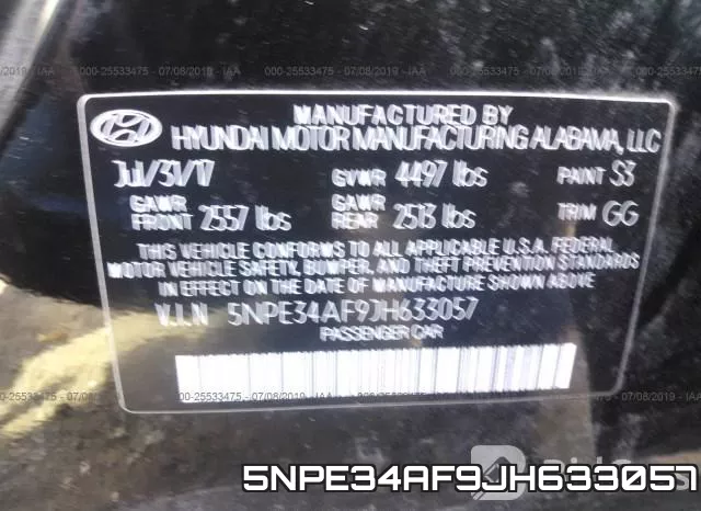 5NPE34AF9JH633057 фото 10