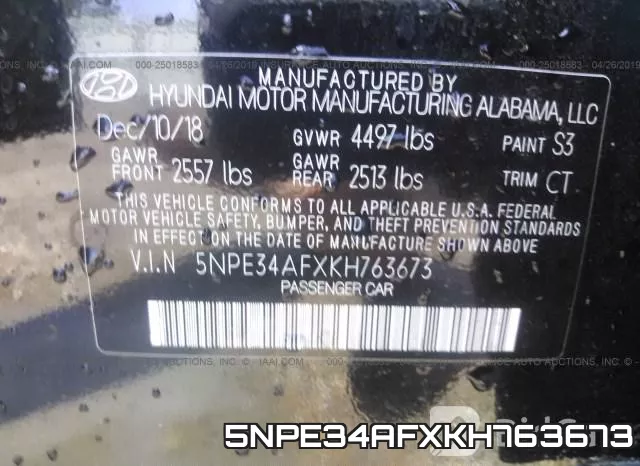 5NPE34AFXKH763673 фото 10