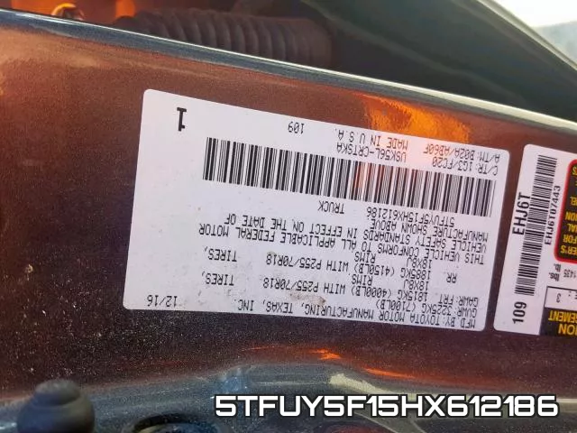 5TFUY5F15HX612186 фото 2