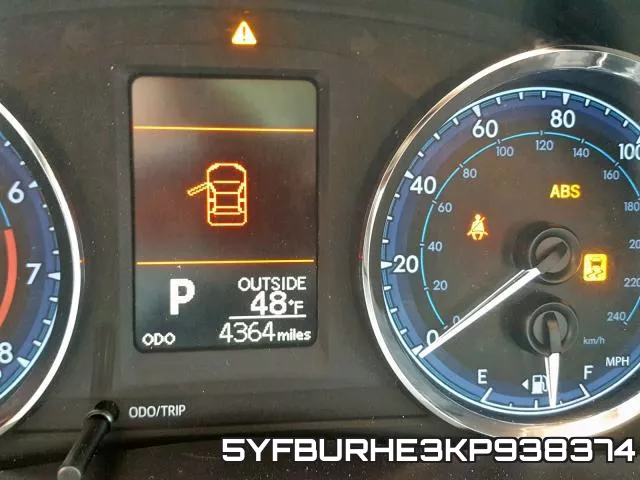 5YFBURHE3KP938374 фото 9
