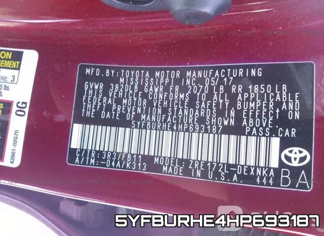 5YFBURHE4HP693187 фото 10