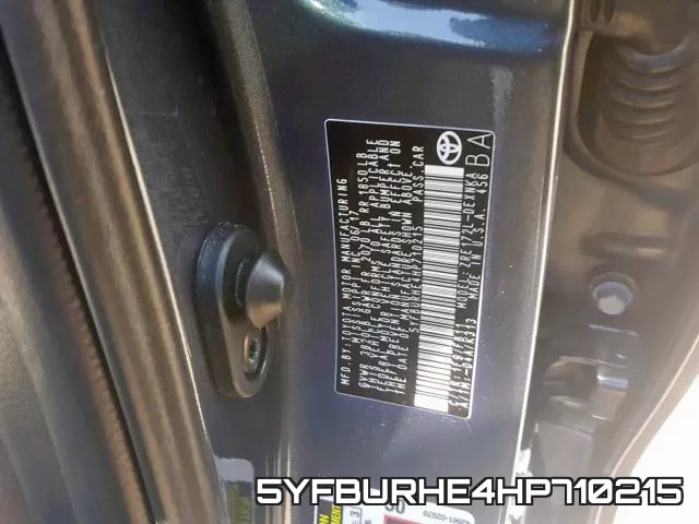 5YFBURHE4HP710215 фото 2
