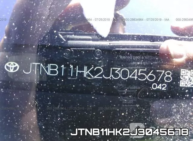 JTNB11HK2J3045678 фото 10