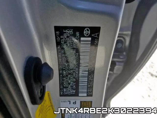 JTNK4RBE2K3022394 фото 2