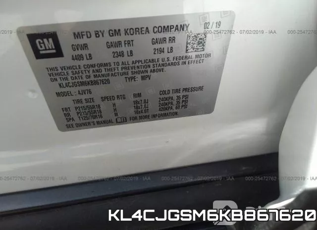 KL4CJGSM6KB867620 фото 10