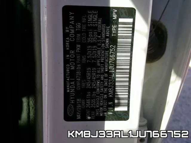 KM8J33AL1JU766752 фото 2