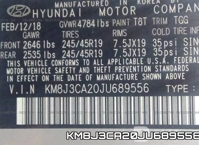 KM8J3CA20JU689556 фото 10