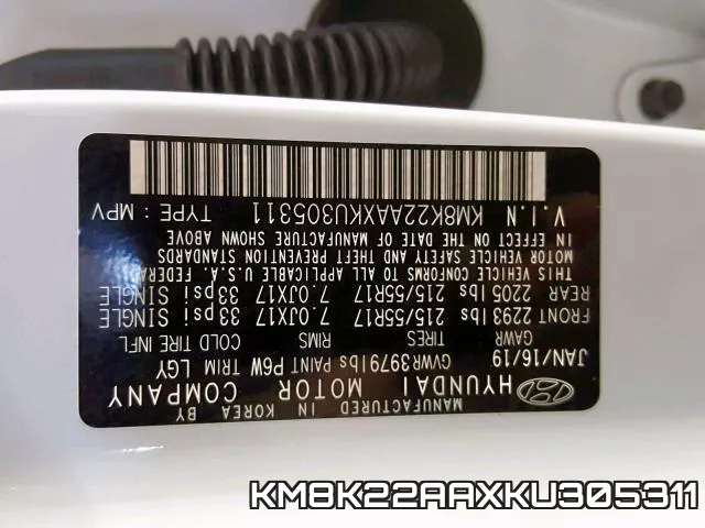 KM8K22AAXKU305311 фото 2